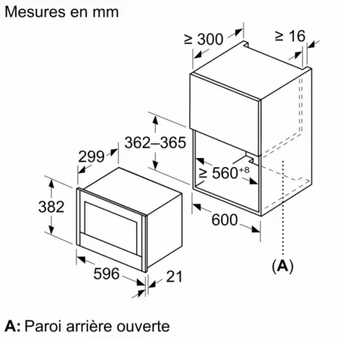 Micro-ondes encastrable monofonction NEFF NL4WR21N1 - 5