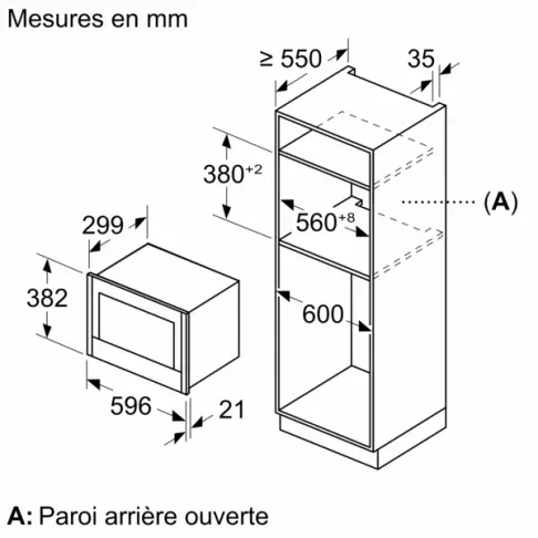 Micro-ondes encastrable monofonction NEFF NL4WR21N1 - 6