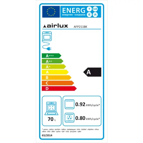 Four pyrolyse AIRLUX AFP 211 BK - 4