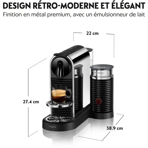 Nespresso Citiz Platinium & Milk M 900 Inox MAGIMIX 11716 - 8