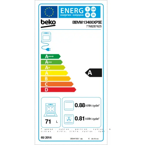 Four pyrolyse BEKO BBVM13400XPSE - 2
