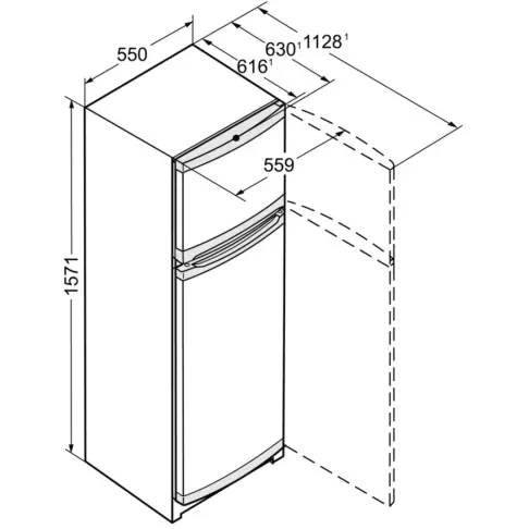Réfrigérateur 2 portes LIEBHERR CTPE251-26 - 4