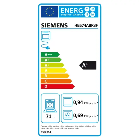 Four pyrolyse SIEMENS HB574ABR3F - 5