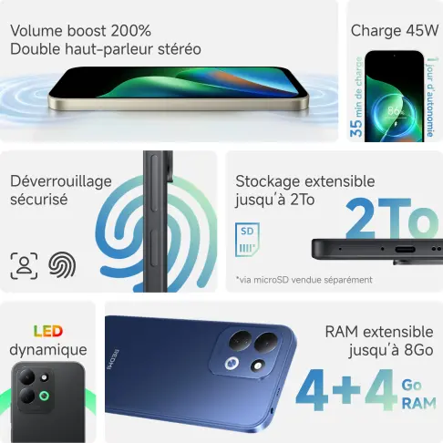 Smartphone XIAOMI REDMI174GNOIR - 7