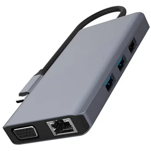 Connectique data AKASHI ALTHUB9IN1TC - 1