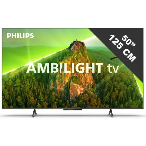 Télé led 50 pouces PHILIPS 50PUS8108/12 - 1