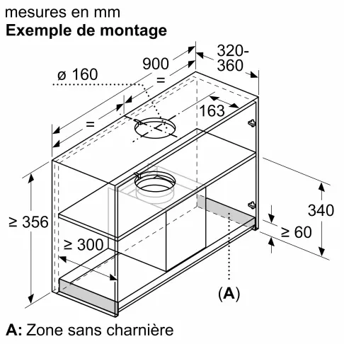 Hotte décorative NEFF D95XAM2S0 - 9 Hotte décorative NEFF D95XAM2S0 - 9