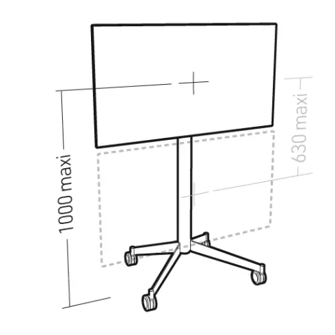 Pied tv mobile ERARD 039220 - 6