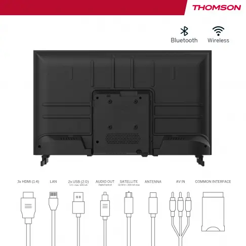 Tv led 24'' THOMSON 24HA2S13C - 7