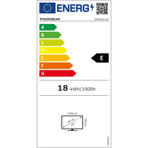 Tv led 24'' THOMSON 24HA2S13C - 16