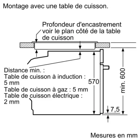 Four hydrolyse - écolyse BOSCH HBA553BR3F - 7 Four hydrolyse - écolyse BOSCH HBA553BR3F - 7
