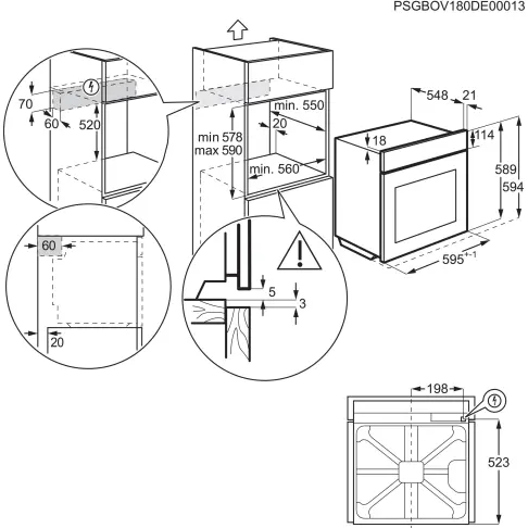 Four catalyse ELECTROLUX EOD3C04X - 4