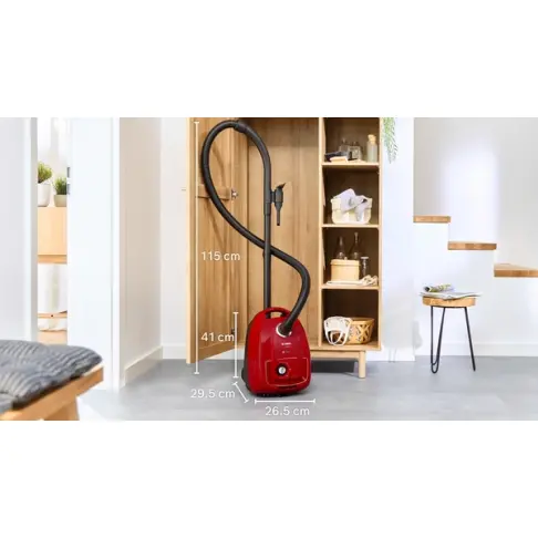 Aspirateur traineau avec sac BOSCH BGB38RD2 - 13