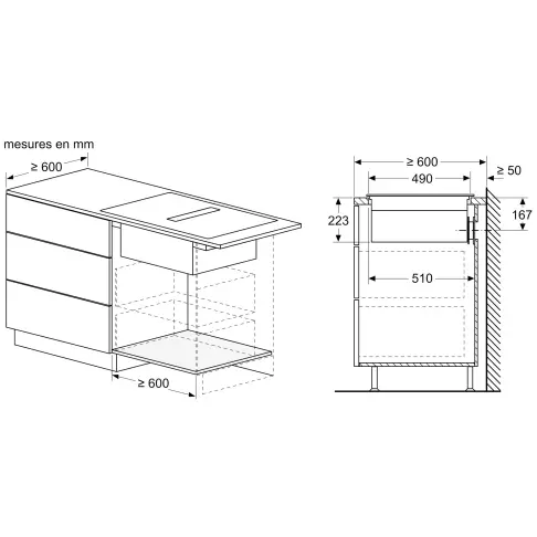 Table aspirante induction BOSCH PVS611B16E - 15