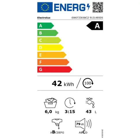 Lave linge top ELECTROLUX EW6T3365BCZ - 4