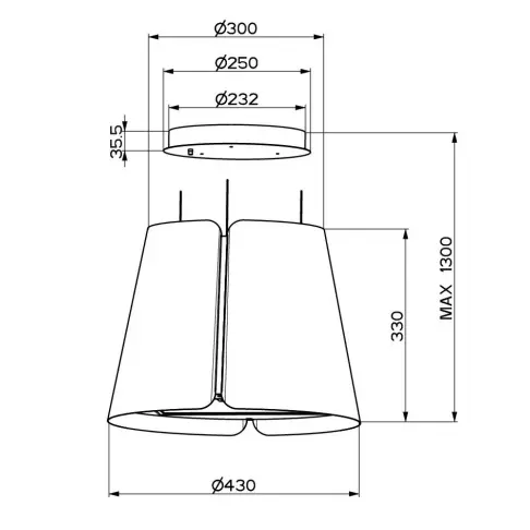 Hotte îlot FABER 5816458 - 3
