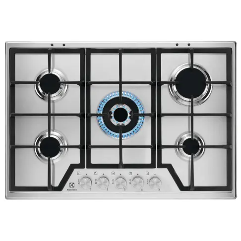 Table de cuisson gaz ELECTROLUX KGS7536SX - 1