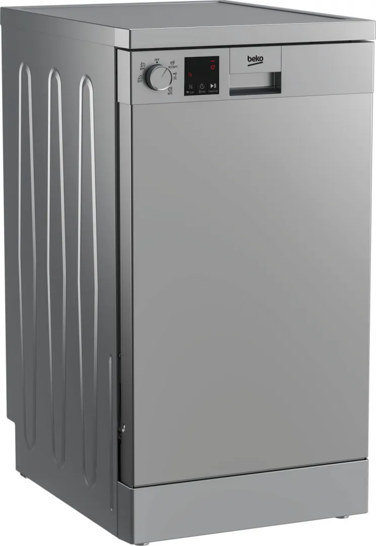 Lave-vaisselle Beko DVS05024S – 45 Cm, 10 Couverts, Classe E – Neuf