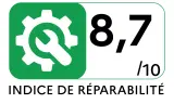 Indice de réparabilité Lave-vaisselle 60 cm MIELE G7130SCFRONTINOX - Indice de réparabilité