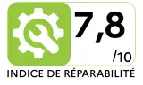 Indice de réparabilité Lave linge hublot CANDY CS14102DWA/1-47 - Indice de réparabilité