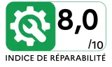 Indice de réparabilité Lave-vaisselle 60 cm SHARP QWNA1BF47EW1 - Indice de réparabilité