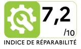 Indice de réparabilité Aspirateur traineau sans sac PHILIPS FC 9555/09 - Indice de réparabilité