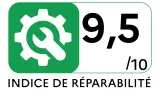 Indice de réparabilité Aspirateur traineau avec sac BOSCH BGB38RD2 - Indice de réparabilité