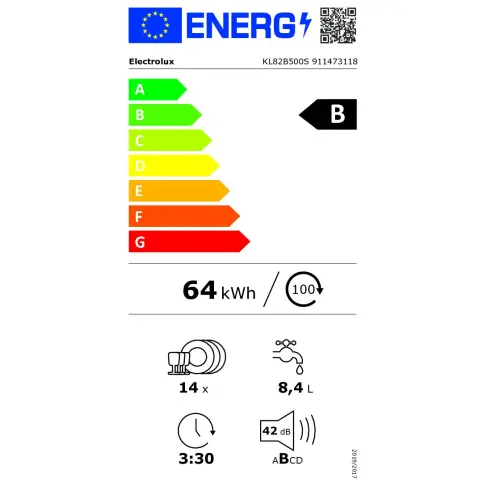 Lave-vaisselle tout intégré 60 cm ELECTROLUX KL82B500S - 15