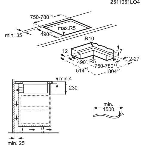 Plaque aspirante induction AEG TT84CB00CB - 9