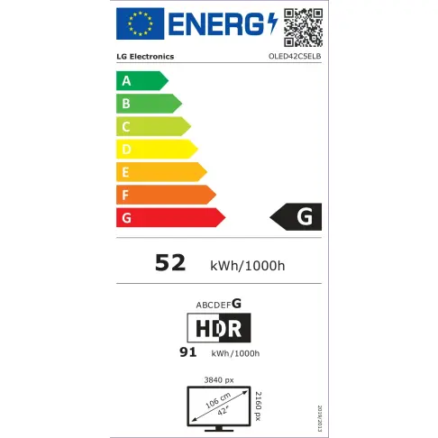 Tv oled 42'' LG OLED42C5ELB - 2