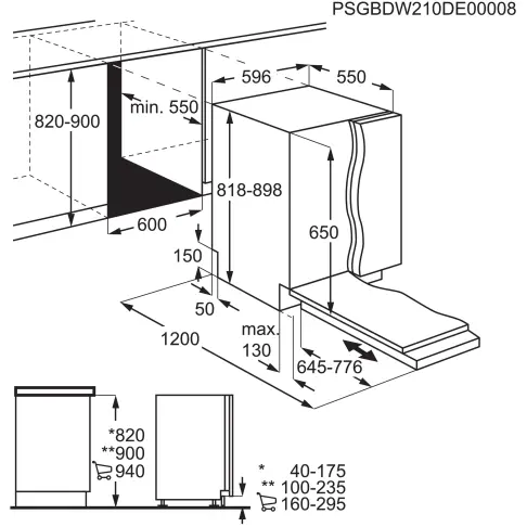 Lave-vaisselle tout intégré 60 cm AEG NG52IC10K - 11