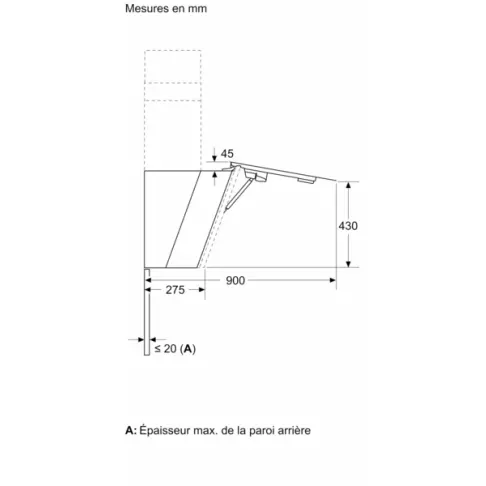Hotte décorative SIEMENS LC91KLT60 - 11