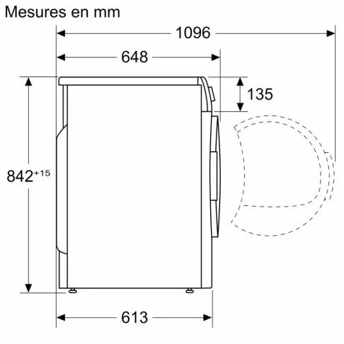 Sèche-linge frontal BOSCH WTH8520MFR - 8