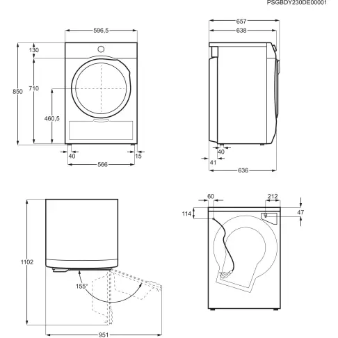 Sèche-linge frontal AEG TR9XA105PA - 4