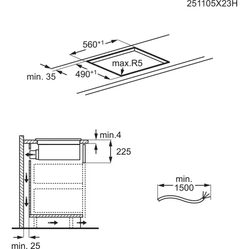 Plaque aspirante induction AEG NCT64B00CT - 11