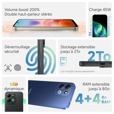 Smartphone XIAOMI REDMI175GBLEU - 7