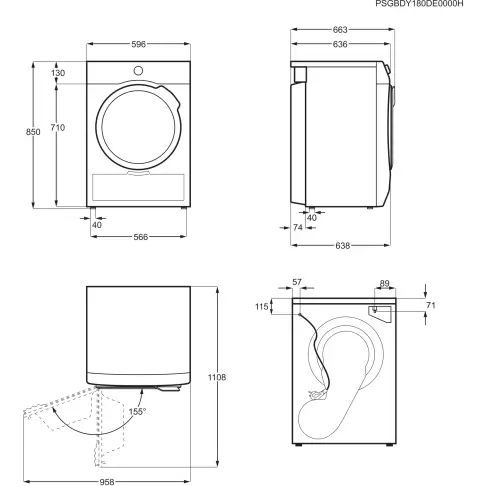 Sèche-linge frontal AEG TE7G9CBS - 6