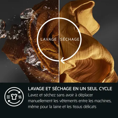 Lave-linge séchant AEG LWR7G944B - 8