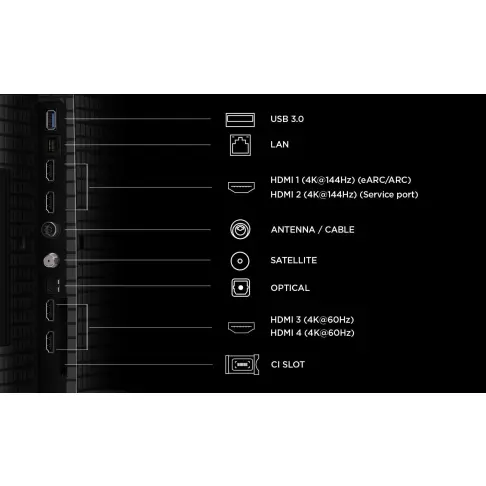 Tv led 65'' TCL 65P89L - 8