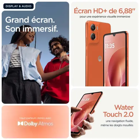 Smartphone MOTOROLA G06ORANGE - 2