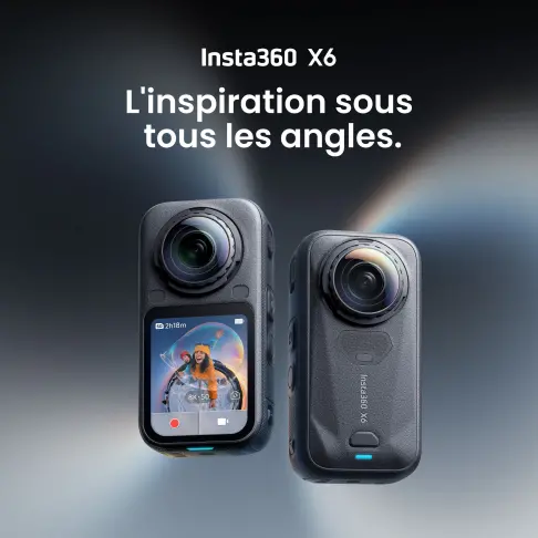 Caméra action INSTA360 X 6 NOIR ESSENTIALS - 3
