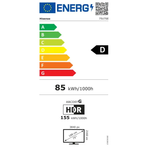 Tv led 75'' HISENSE 75U7SE - 3