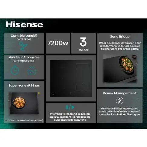 Plaque à induction HISENSE HI6321BBO - 10