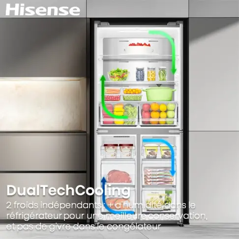 Réfrigérateur multi-portes HISENSE RQ5P470SAFE - 17