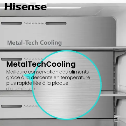 Réfrigérateur multi-portes HISENSE RQ5P470SAFE - 19