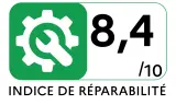 Lave-vaisselle tout intégré 60 cm ELECTROLUX E62LD111S - Indice de réparabilité