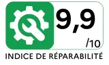 Lave-vaisselle 60 cm FAURE FAULVFS16X31 - Indice de réparabilité